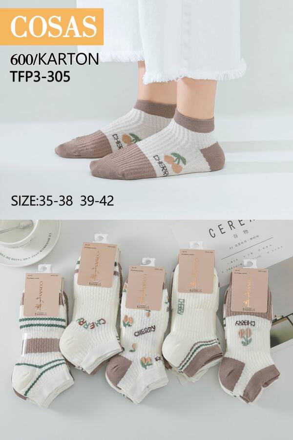 Skarpety damskie Roz 35-42, Mix kolor Paczka 40 szt